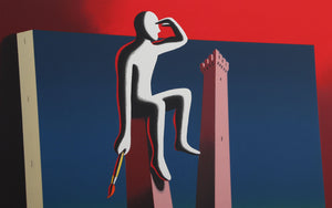 Loophole with a View Screenprint | Mark Kostabi,{{product.type}}