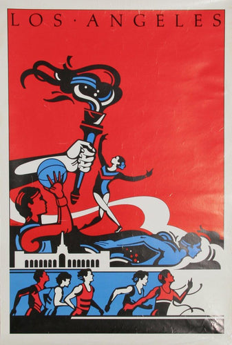Los Angeles Olympics Poster | Unknown Artist,{{product.type}}