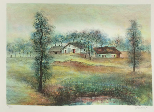 Los Robles Lithograph | Antonio Rivera,{{product.type}}