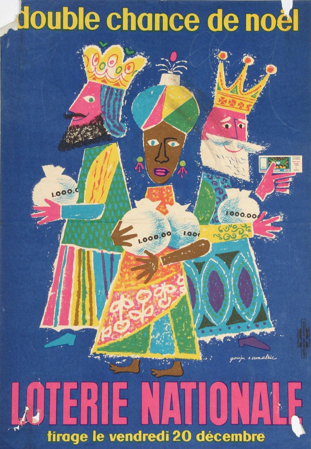 Loterie Nationale Poster | Maurice Gouju (aka Goujo and Amalric),{{product.type}}