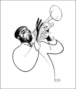 Louis Armstrong - Satchmo Lithograph | Al Hirschfeld,{{product.type}}