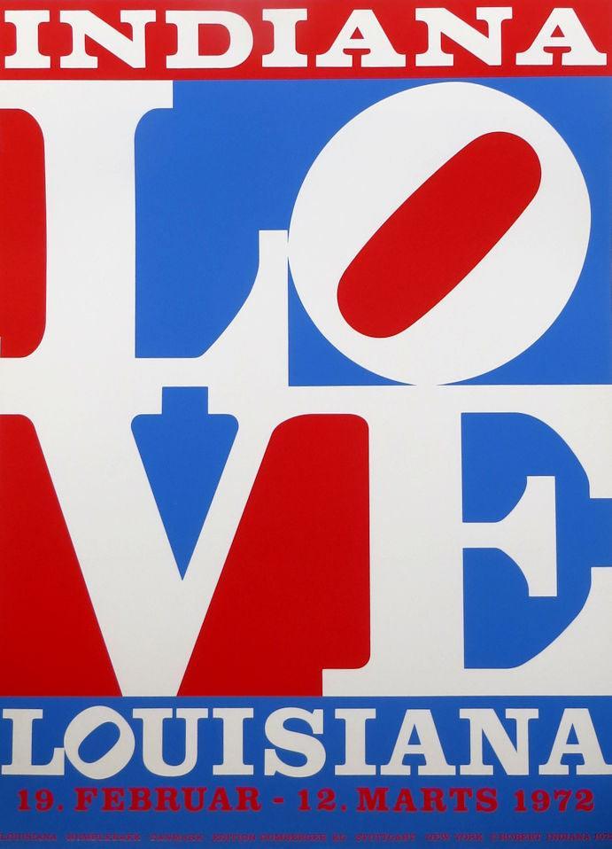 Louisiana, LOVE Screenprint | Robert Indiana,{{product.type}}