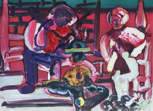 Louisiana Serenade Lithograph | Romare Bearden,{{product.type}}