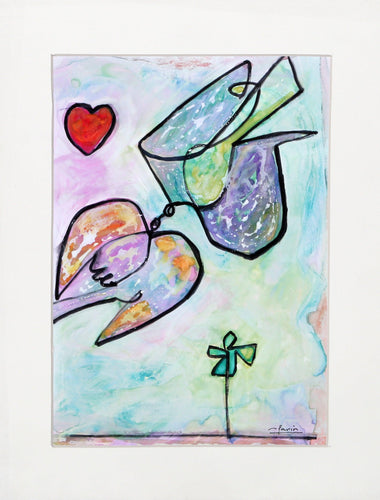 Love Birds II Acrylic | Avi Farin,{{product.type}}