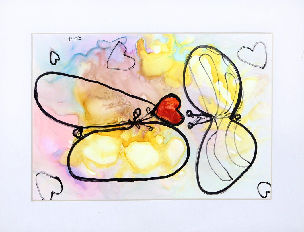 Love Butterflies I Acrylic | Avi Farin,{{product.type}}