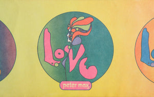 Love Poster | Peter Max,{{product.type}}
