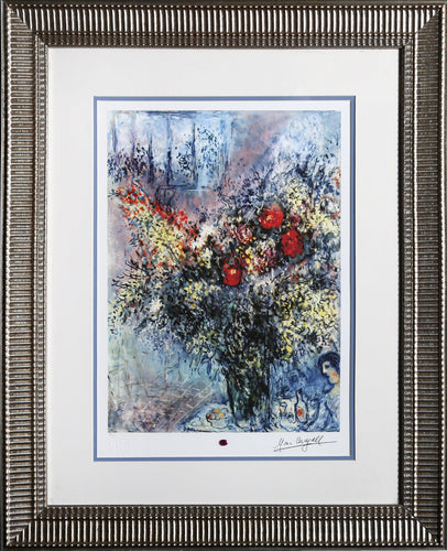 Lover with Bouquet Digital | Marc Chagall,{{product.type}}