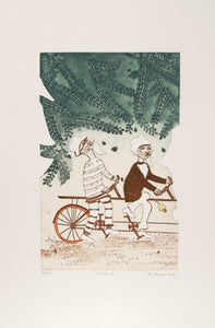 Lovers I Etching | Mireille Kramer,{{product.type}}