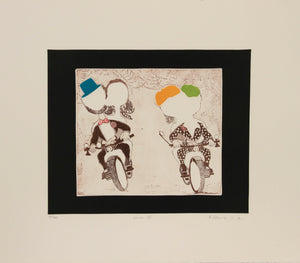 Lovers V Etching | Mireille Kramer,{{product.type}}