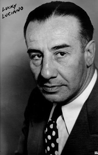 Lucky Luciano Black and White | Salvador Terracina,{{product.type}}