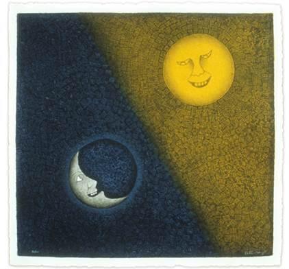 Luna y Sol Mixed Media | Rufino Tamayo,{{product.type}}
