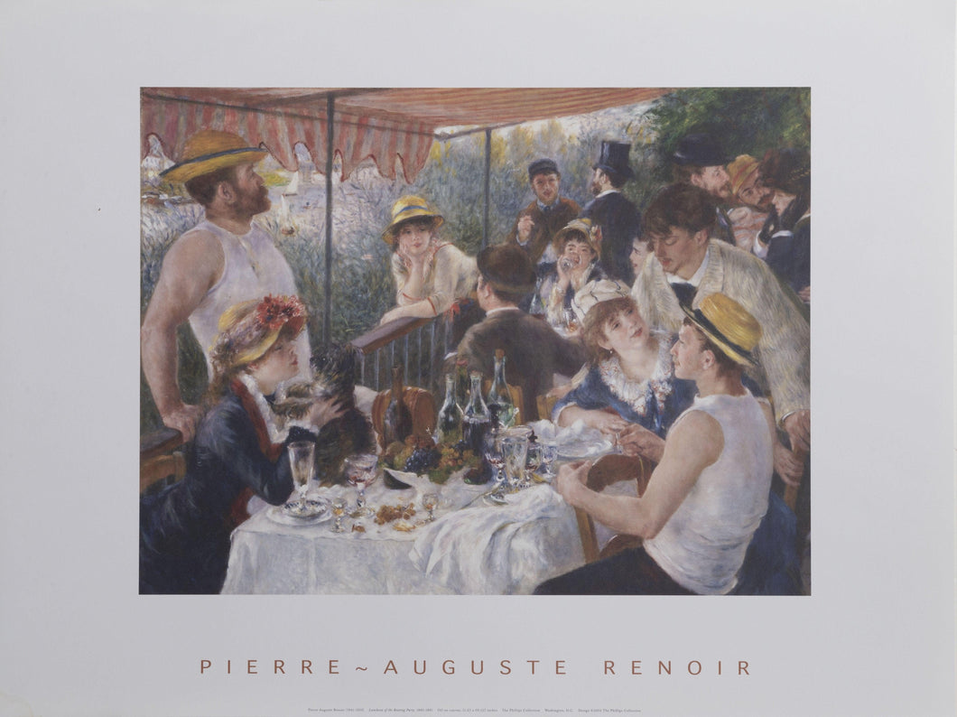 Luncheon of the Boating Party Poster | Pierre-Auguste Renoir,{{product.type}}