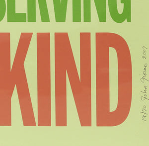 Lupine Were Self-Serving and Unkind Screenprint | John Giorno,{{product.type}}