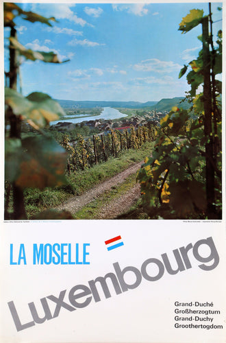 Luxembourg - La Moselle Poster | Travel Poster,{{product.type}}