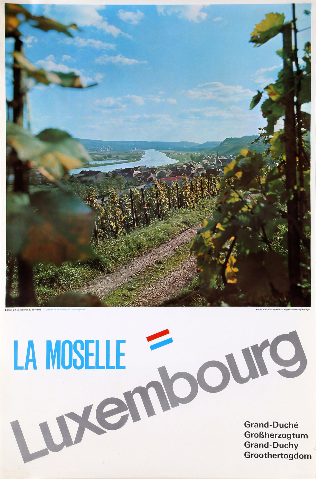 Luxembourg - La Moselle Poster | Travel Poster,{{product.type}}