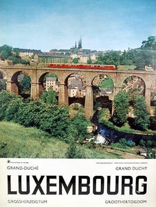 Luxembourg Poster | Travel Poster,{{product.type}}