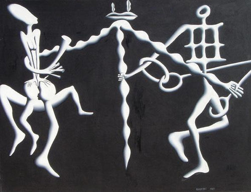 Lypsinka Oil | Mark Kostabi,{{product.type}}