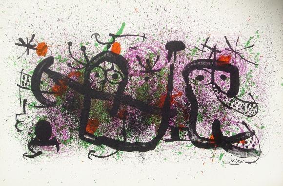Ma de Proverbis Lithograph | Joan Miro,{{product.type}}