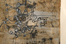 Machine sur Marron Screenprint | Christian Jaccard,{{product.type}}
