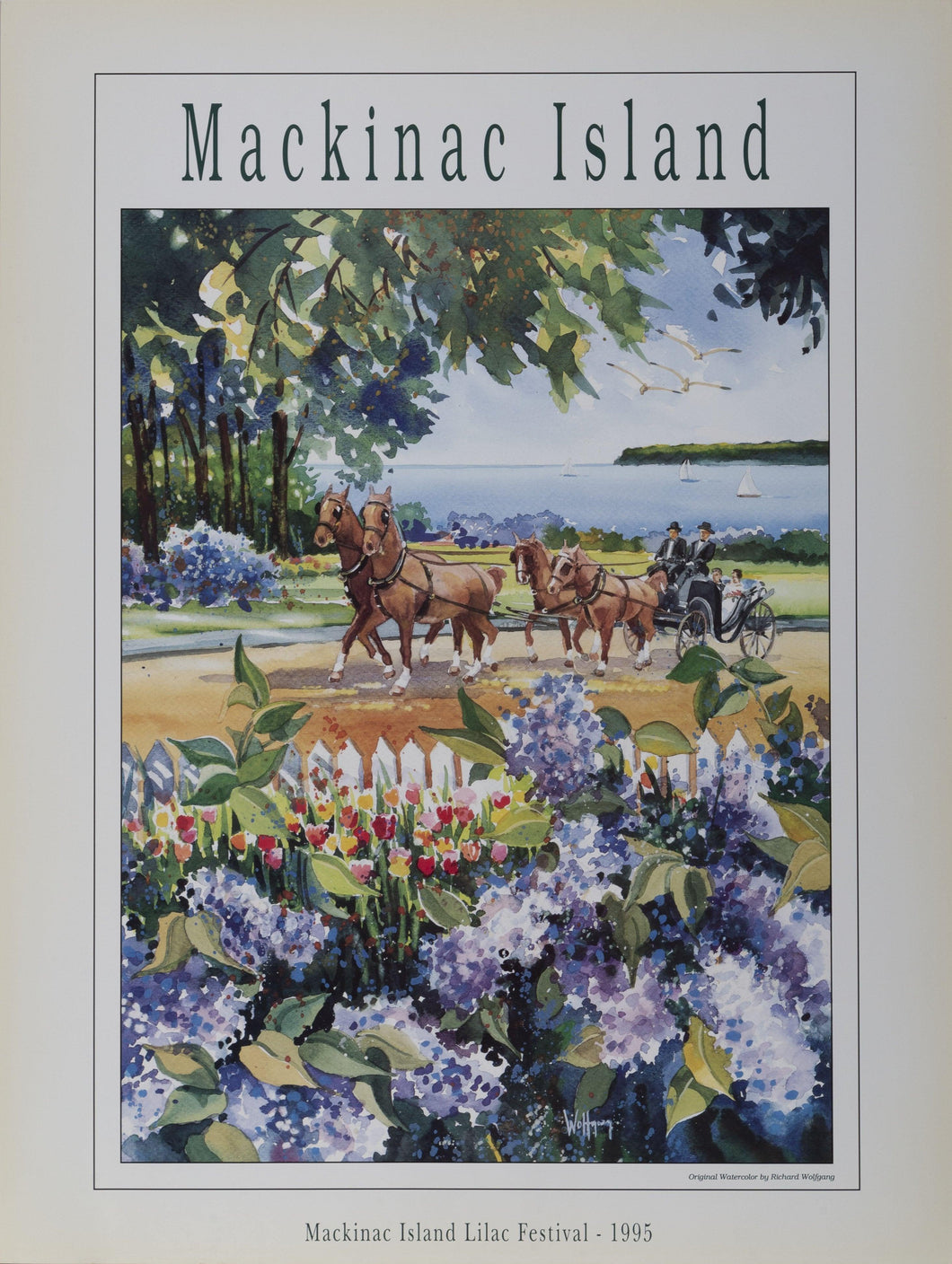 Mackinac Island Poster | Richard Wolfgang,{{product.type}}