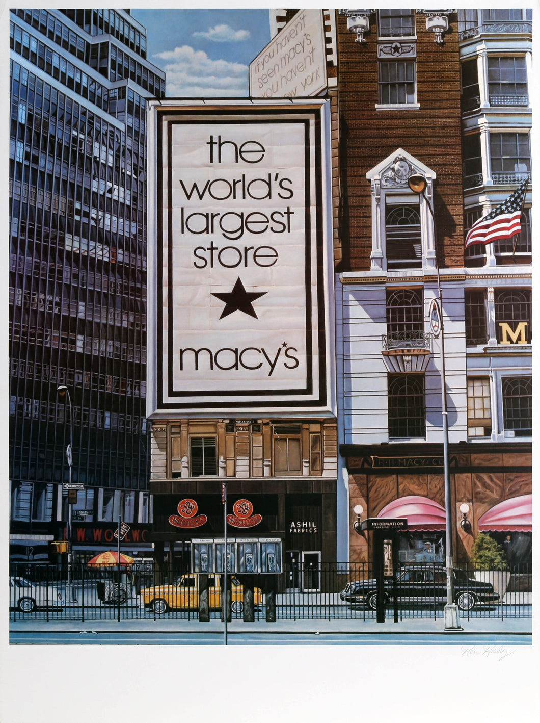 Macy's, The world's largest store Poster | Ken Keeley,{{product.type}}