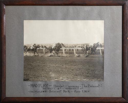 Mad Play - Belmont 1924 Black and White | C.C. Cook,{{product.type}}