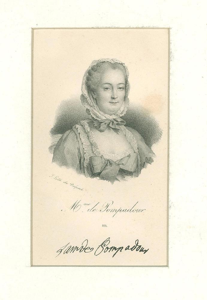 Madame de Pompadour Lithograph | Francois Seraphin Delpech,{{product.type}}