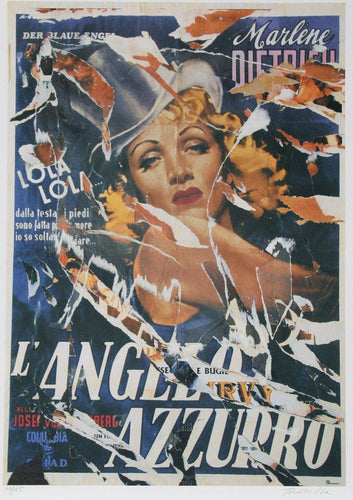 Made to Order Love (Marlene Dietrich) Screenprint | Mimmo Rotella,{{product.type}}