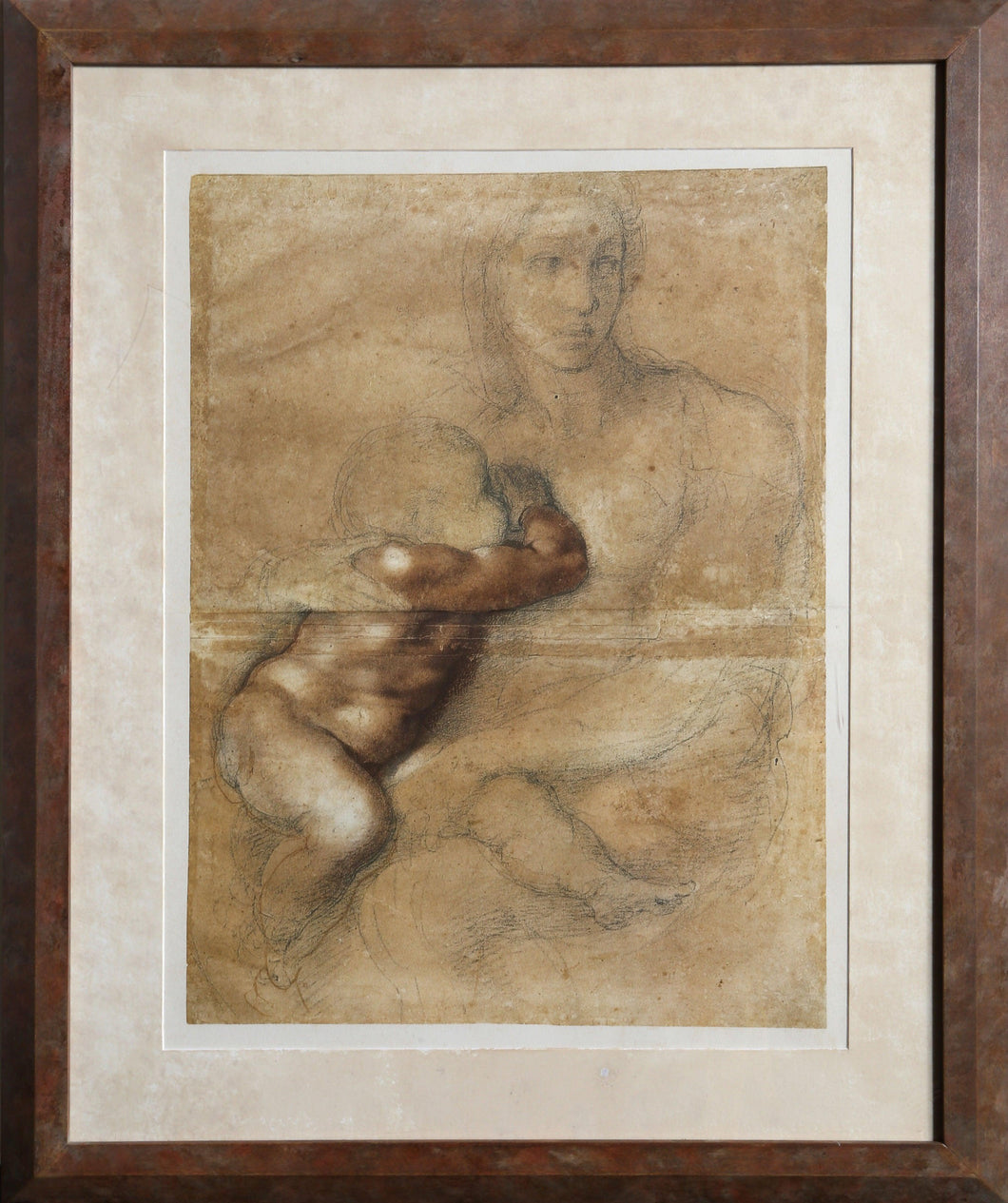 Madonna col Bambino from Disegni di Michelangelo Lithograph | Michelangelo,{{product.type}}
