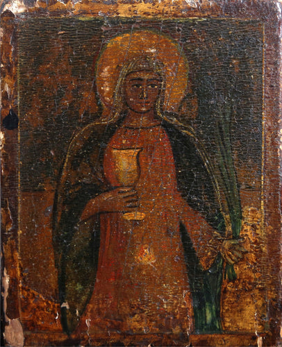 Madonna with Wine Glass Oil | Unknown Artist,{{product.type}}