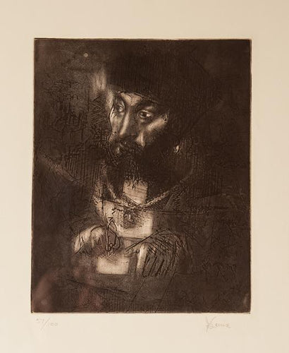 Maimonides Etching | Jack Levine,{{product.type}}