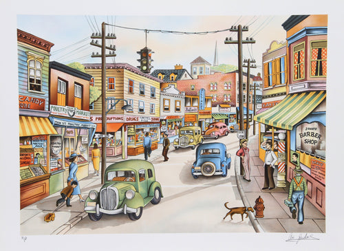 Main Street USA Lithograph | Ari Gradus,{{product.type}}