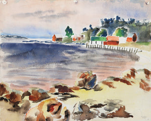 Maine (P6.41) Watercolor | Eve Nethercott,{{product.type}}