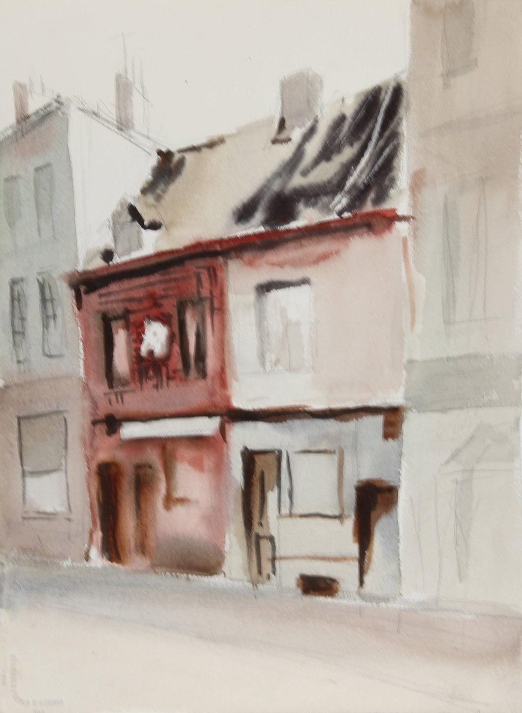 Maine Street (35) Watercolor | Eve Nethercott,{{product.type}}