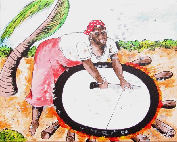 Making Cassava 25 Acrylic | Isiah Nicholas,{{product.type}}