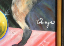 Malabarista Haciendo su Acto Sobre un Helado de Fresa Oil | Alejandro Colunga,{{product.type}}