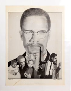 Malcolm X Poster | Unknown Artist,{{product.type}}