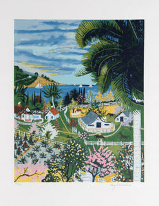 Malibu, CA Screenprint | Kay Ameche,{{product.type}}
