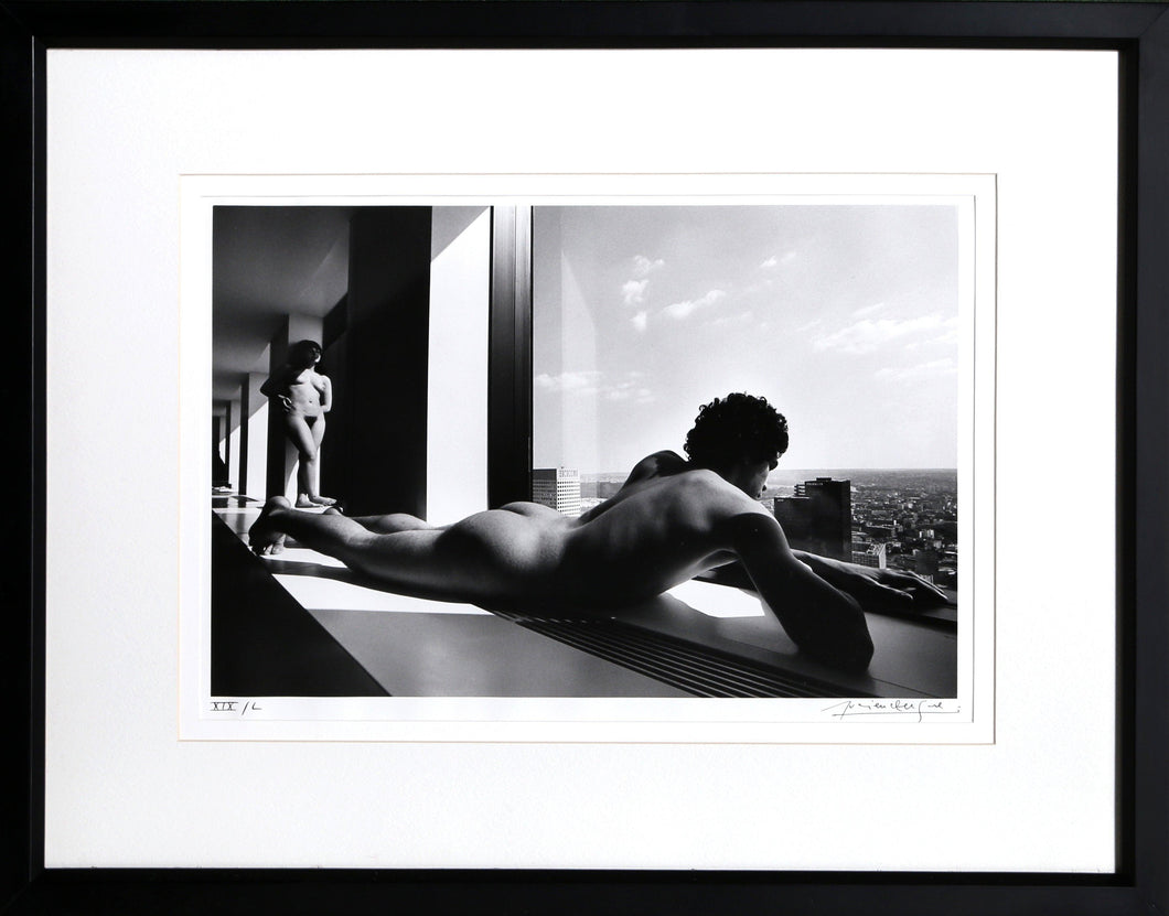 Man and Woman at Window Black and White | Lucien Clergue,{{product.type}}