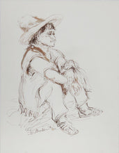 Man in Sombrero - III Ink | Ira Moskowitz,{{product.type}}