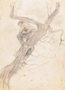 Man in Tree Pencil | Marshall Goodman,{{product.type}}