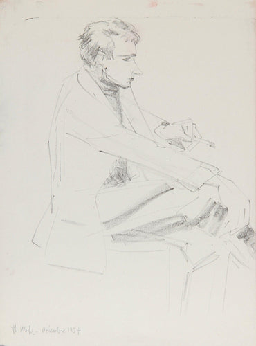 Man Smoking Pencil | Theo Wahl,{{product.type}}