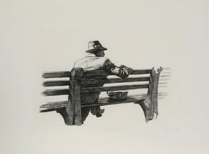 Man Waiting Etching | Harry McCormick,{{product.type}}