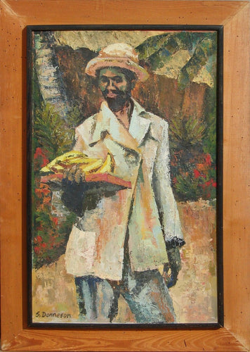 Man with Bananas Oil | Seena Donneson,{{product.type}}