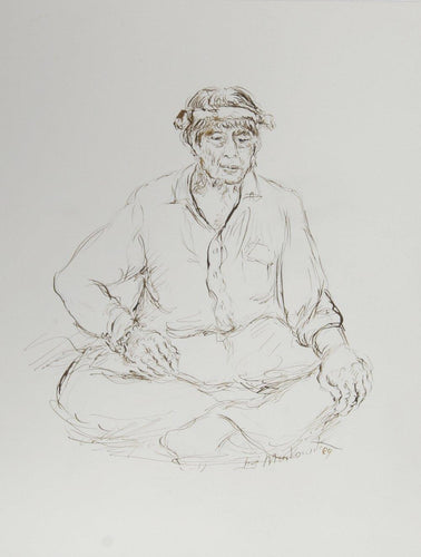 Man with Bandana Ink | Ira Moskowitz,{{product.type}}