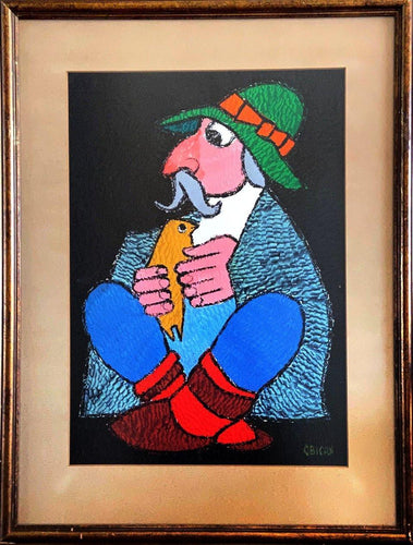 Man with Bird marker | Jovan Obican,{{product.type}}