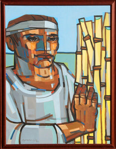 Man with Reeds Oil | Jorge Dumas,{{product.type}}