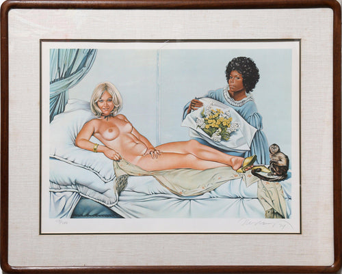 Manet's Olympia Lithograph | Mel Ramos,{{product.type}}