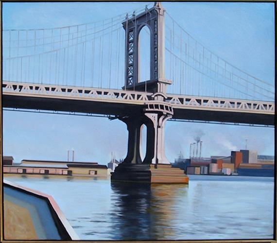 Manhattan Bridge Oil | Lowell Blair Nesbitt,{{product.type}}