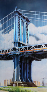 Manhattan Bridge Screenprint | Richard Haas,{{product.type}}